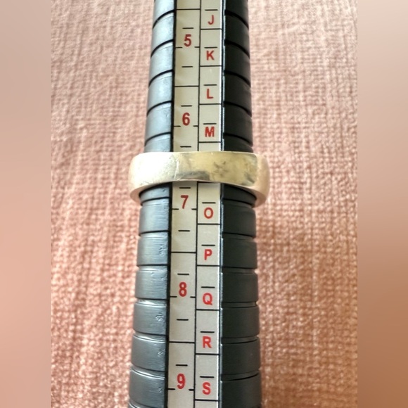 Sterling Silver Black Onyx Ring – Size 6.5 - Picture 2 of 6